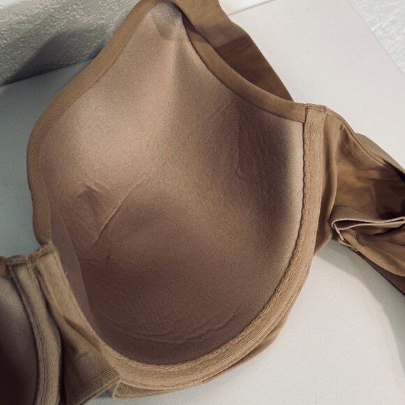 Ambrielle Bra Size 38C Underwire Soft Molded Cups Dark Tan Full Coverage 75733-6 - Picture 8 of 8